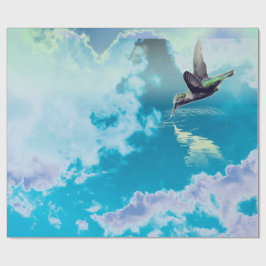 GIFT KOLIBRIE IN OCHTEND Verpakkingspapier Cadeaupapier