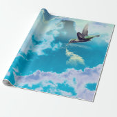 GIFT KOLIBRIE IN OCHTEND Verpakkingspapier Cadeaupapier (Uitgerold)