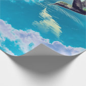 GIFT KOLIBRIE IN OCHTEND Verpakkingspapier Cadeaupapier (Hoek)