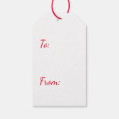 GIFT LABEL BENTLEY SNOWFLAKE MERRY CHRISTMAS CADEAULABEL (Achterkant)