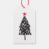 GIFT LABEL CHRISTMAS TREE MET DE NAAM EN TEKST VAN CADEAULABEL (Achterkant)