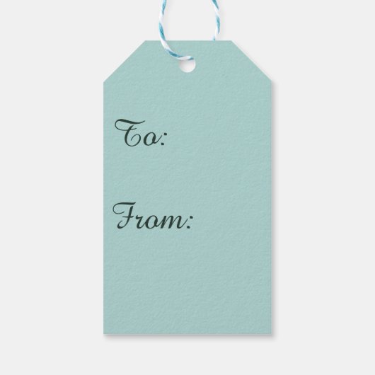 GIFT LABEL CUSTOM INITIAAL WILLIAM MORRIS CADEAULABEL (Achterkant)