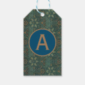 GIFT LABEL CUSTOM INITIAAL WILLIAM MORRIS CADEAULABEL (Voorkant)