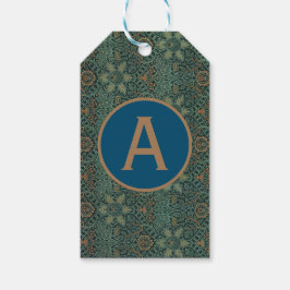 GIFT LABEL CUSTOM INITIAAL WILLIAM MORRIS CADEAULABEL