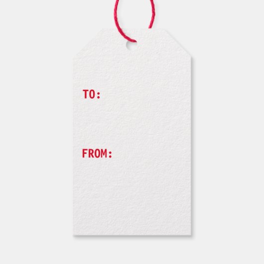 GIFT LABEL CUSTOM MONOGRAM RED EN BLACK DIAMOND CADEAULABEL (Achterkant)