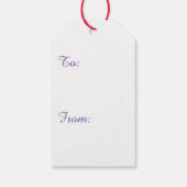 GIFT LABEL EASTER BUTTERFLIES CUSTOM INITIAAL CADEAULABEL (Achterkant)