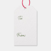 GIFT LABEL FADED STRIPES CUSTOM INITIAAL CADEAULABEL (Achterkant)