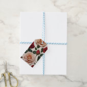 Gift Label Internationale Vrouwendag Rozen Cadeaulabel (Met Touw)