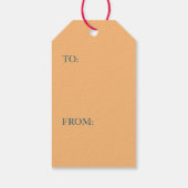 Gift Label JAPANESE BUTTERFLIES IN SKY BLUE Cadeaulabel (Achterkant)