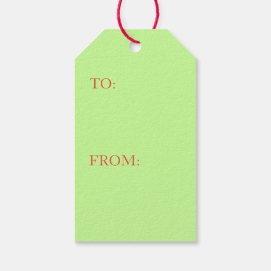 Gift Label JAPANESE PINK BUNNIES ON GREEN Cadeaulabel (Achterkant)