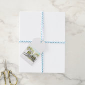 Gift Label, Landschap Waterverf Art Print Label Cadeaulabel (Met Touw)