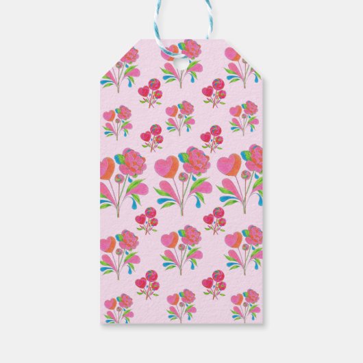 Gift Label Lollipop Flower Cadeaulabel (Achterkant)