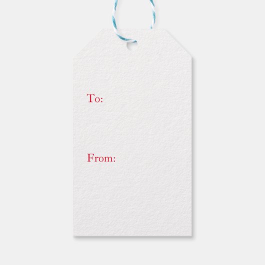 Gift Label Merry Kerstmis Bentley Snowflake Cadeaulabel (Achterkant)