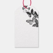 GIFT-LABEL "MET LOVE" ZWARTE LACE EN AANGEPASTE NA CADEAULABEL (Achterkant)