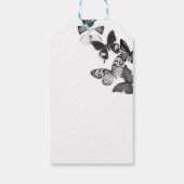 GIFT-LABEL "MET LOVE" ZWARTE LACE EN AANGEPASTE NA CADEAULABEL (Achterkant)