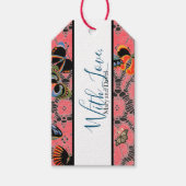 GIFT-LABEL MET VERLICHTE ANTIEK AANGEPASTE NAMEN CADEAULABEL (Voorkant)