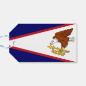 Gift Label met vlag van de Verenigde Staten van Am Cadeaulabel (Achterkant Horizontaal)