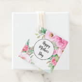 Gift Label Pink Floral Moederdag (In situ)