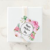 Gift Label Pink Floral Moederdag (In situ)