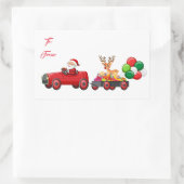 Gift Label Stickers Santa (Tas)