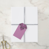 Gift label Violet Cadeaulabel (Met Touw)