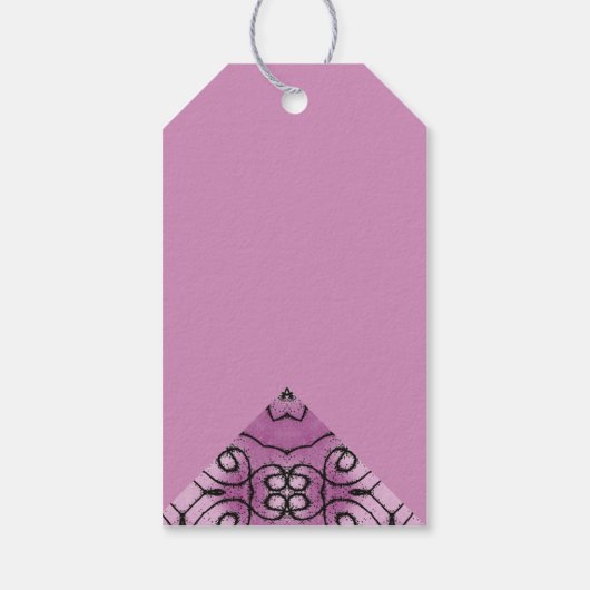 Gift label Violet Cadeaulabel (Achterkant)
