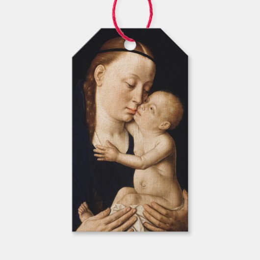 GIFT LABEL Virgin and Child (ca. 1455-60) D. Bouts Cadeaulabel (Voorkant)