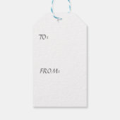 GIFT LABEL WILLIAM MORRIS CUSTOM INITIAAL CADEAULABEL (Achterkant)