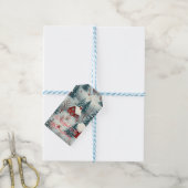 Gift label ( Winter Wonderland ) Cadeaulabel (Met Touw)