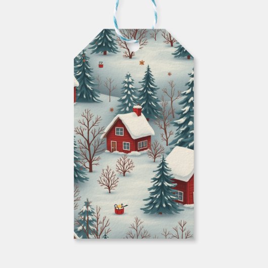 Gift label ( Winter Wonderland ) Cadeaulabel (Achterkant)