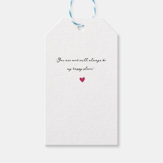 Gift Labels & Gift Behuizingen hart Cadeaulabel (Voorkant)