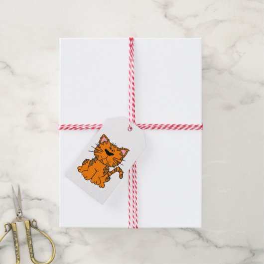 Gift Labels - Ginger Cat Cadeaulabel (Met Touw)