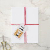 Gift Labels - Happy Birthday Funny Llama Cadeaulabel (Met Touw)