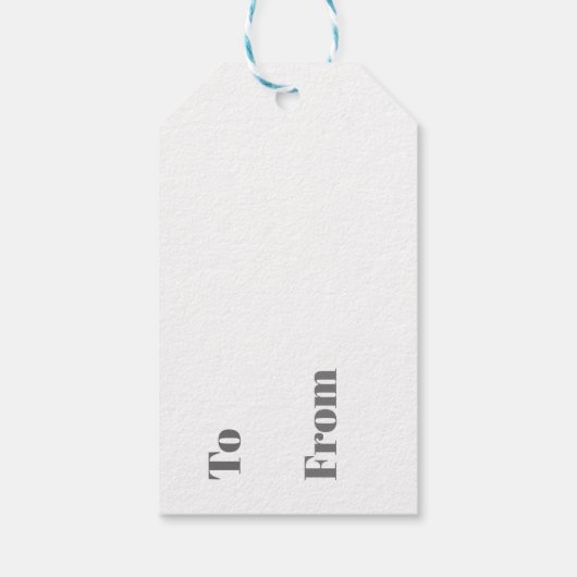 Gift Labels - rij huizen Cadeaulabel (Achterkant)