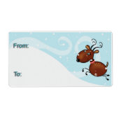 Gift Labels - Vakantierrendierziekte (Voorkant)