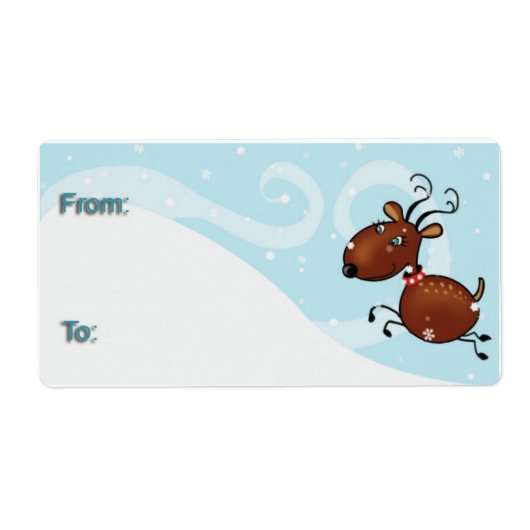 Gift Labels - Vakantierrendierziekte (Voorkant)