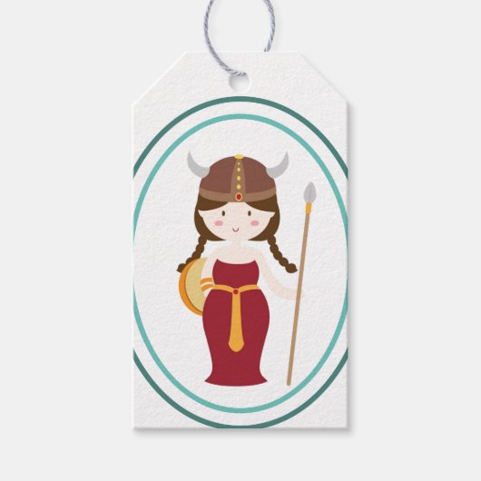 Gift Labels - Viking Warrior Princess Cadeaulabel (Voorkant)