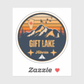 Gift Lake, Alberta Sticker (Vel)