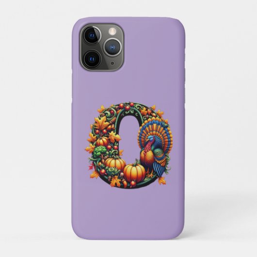 Gift letter o Thanksgiving style  Case-Mate iPhone Case (Achterkant)