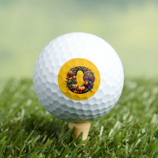 Gift letter o Thanksgiving style Golfballen (Insitu Shirt)