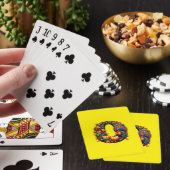 Gift letter o Thanksgiving style  Pokerkaarten (Insitu)
