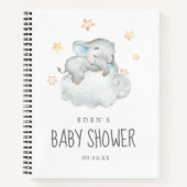 Gift List Little Elephant Boy Baby shower Notitieboek (Voorkant)