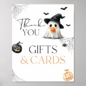 Gift Little Boo Baby shower Halloween Poster (Voorkant)