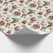 Gift Magisch kerstinpakpapier Cadeaupapier (Hoek)