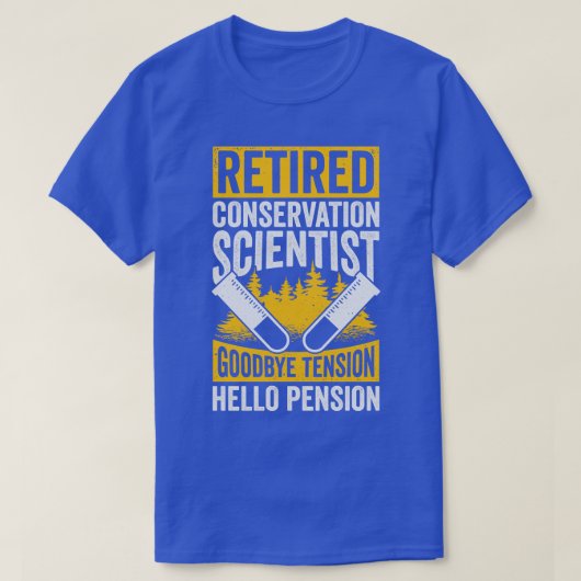 Gift: milieuwetenschappen in ruste, conservatie t-shirt (Design voorkant)