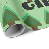 GIFT_MOTHER_LETTER_TREE_GREEN_SAGE_BROWN_BLACK CADEAUPAPIER (Rol Hoek)