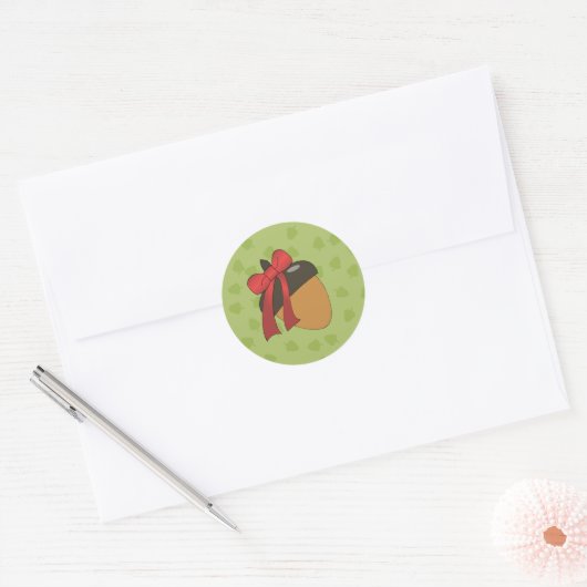 Gift Nut Ronde Sticker (Envelop)