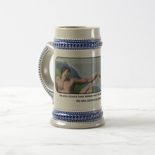 Gift of Beer - Stein Bierpul (Voorkant links)