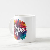 Gift of Hope Mug - Inspirational Hope Coffee Cup - Koffiemok (Voorkant links)