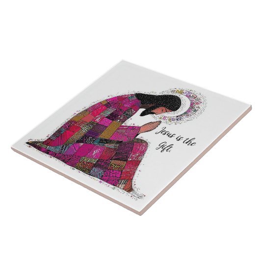 GIFT OF JESUS CERAMIC TILE TEGELTJE (Zijkant)